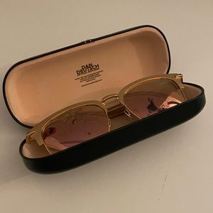 Dan Deutsch Rose-gold Mirrored Sunnies